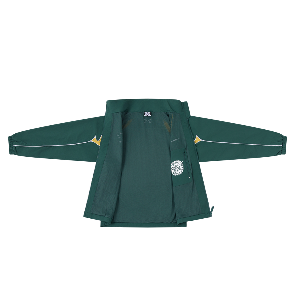 Down Unda Track Jacket (Green / Yellow)