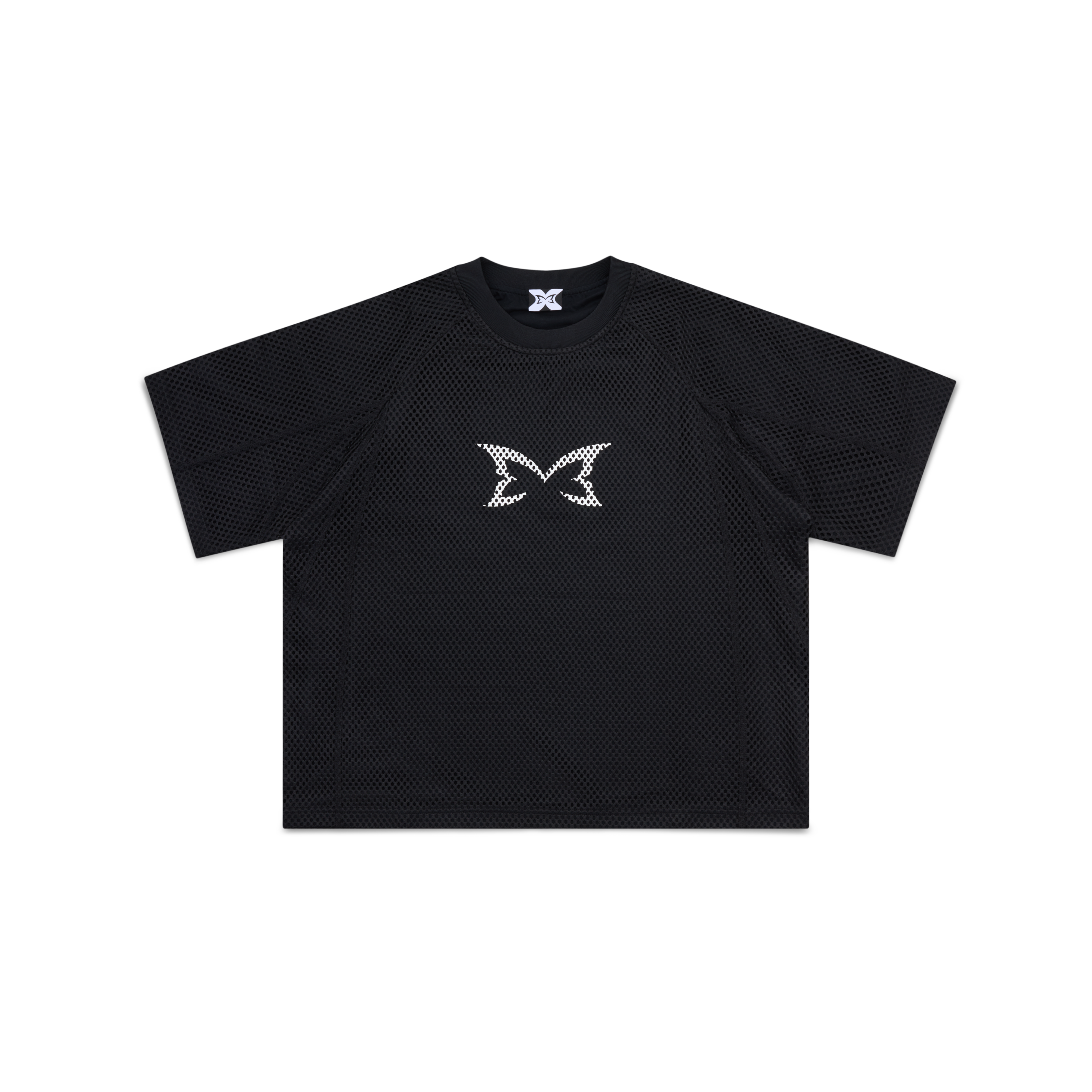 Layered Mesh Jersey (Black)