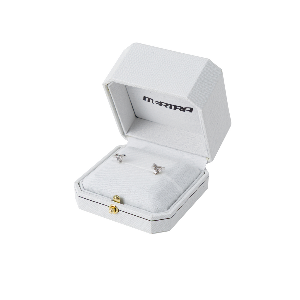 Logo Stud Earrings (Silver)