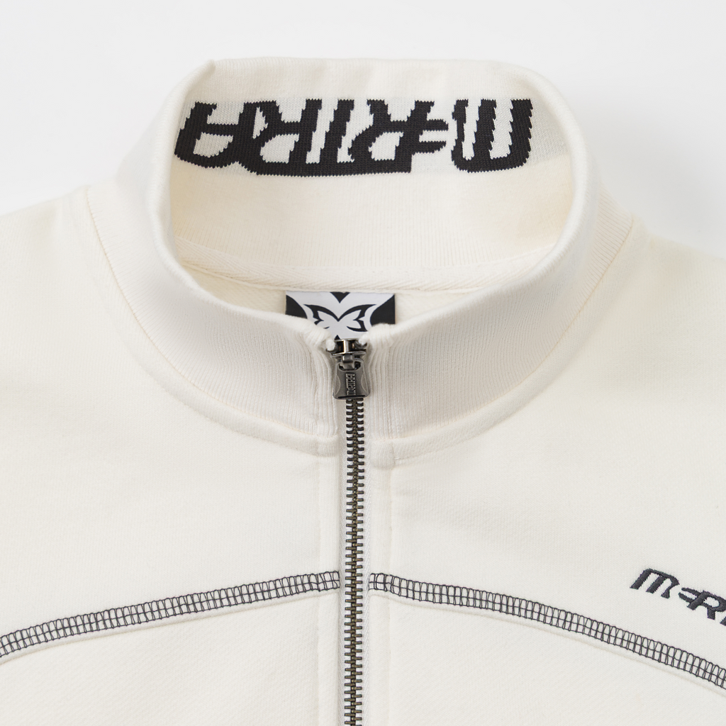 Contra Track Jacket (Cream / Charcoal)
