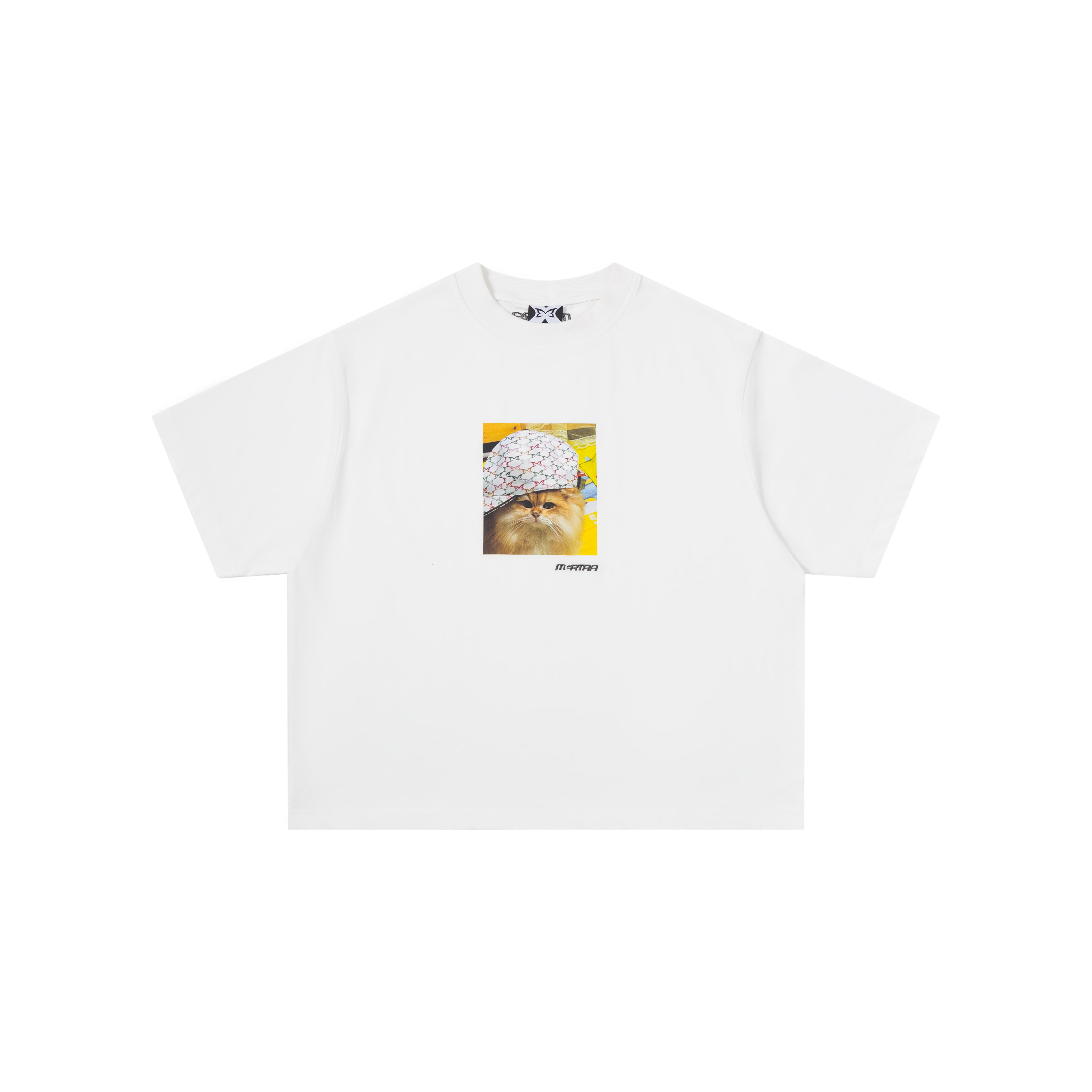 Cat In Da Hat Tee (White)
