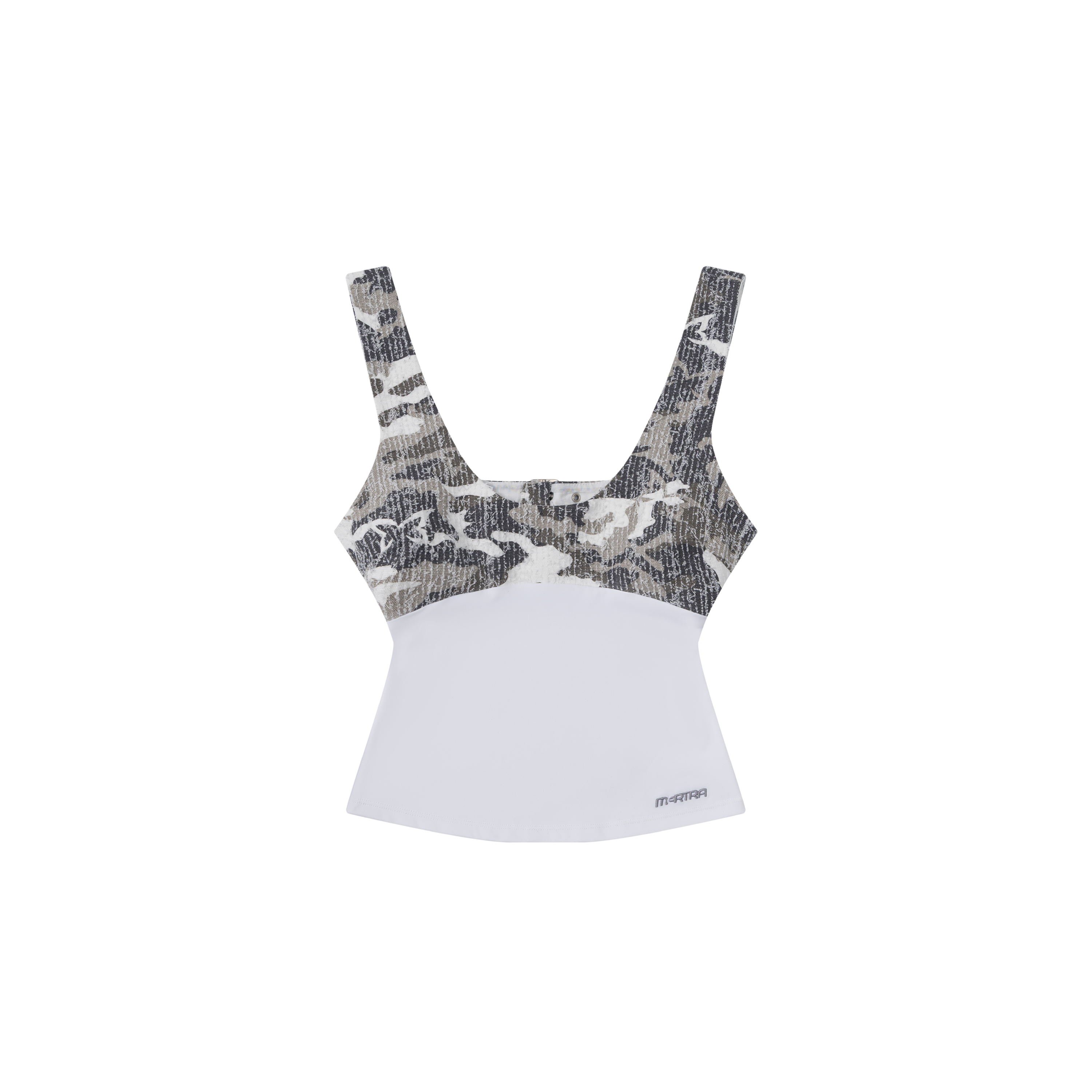 Women's Hybrid Tank (Camo/White)