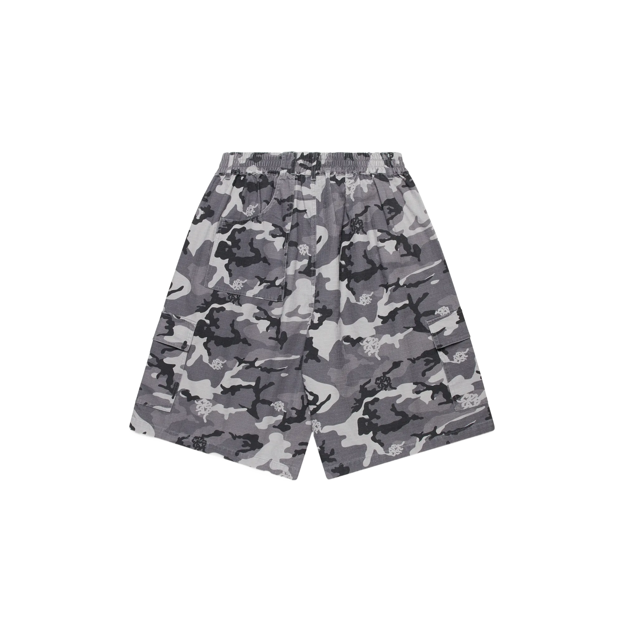 Ripstop Cargo Shorts (Grey Camo)